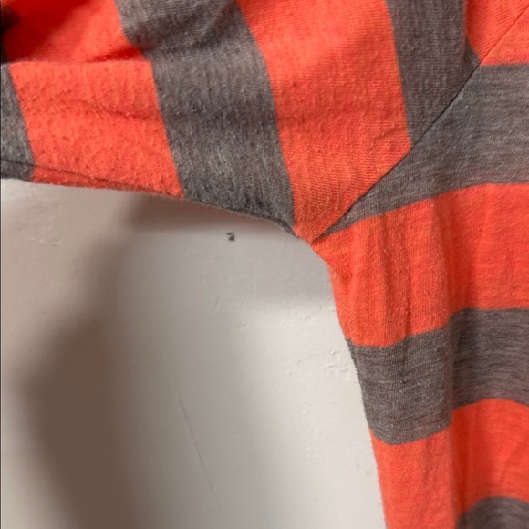 Striped V-Neck Long Sleeve Top Y2K - Picture 3 of 4